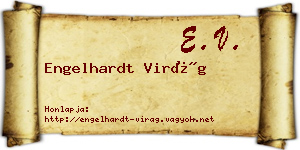 Engelhardt Virág névjegykártya