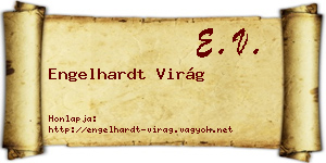 Engelhardt Virág névjegykártya
